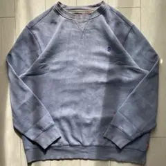 90s IZOD スウェット ブルー fade アーカイブ 古着 vintage