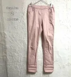 3can4on サンカンシオン ストレッチレギンスパンツ ピンクM カジュアルのサムネイル
