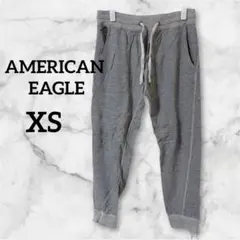 ✨️アメリカンイーグル【XS】スウェット ジョガーパンツ グレー スリム 霜降り