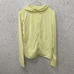 A267 UNIQLO エアリズム フルジップUVパーカー イエローS