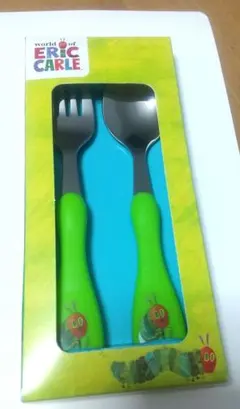 はらぺこあおむし スプーン フォーク セット 箱入り エリック・カール 青虫 絵