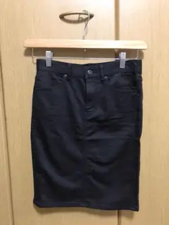 タイトスカート デニム黒