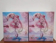 【桜ミク】 AMP+ フィギュア 桜ドレスVer.２点セット