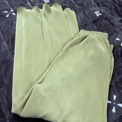 イエロー ワイドパンツ Mサイズ