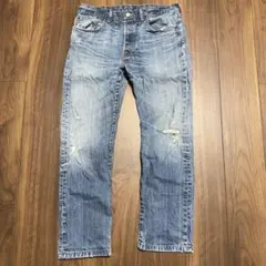 Levi's 501 W34 L30 ダメージデニムのサムネイル