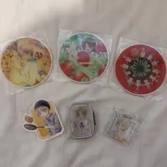 夏目友人帳 LaLa創刊50th記念カフェ アクリルコースター8個 ☆夏目貴志