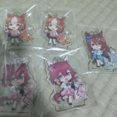 ウマ娘シンデレラグレイ アクリルキーホルダーセット　おまけのクリアファイル付き
