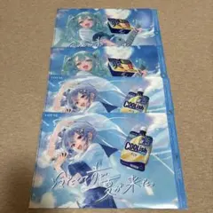LOTTE 初音ミク 星街すいせい　クリアファイル 4点のサムネイル