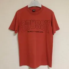 80s 前期 STUSSY 黒タグ BURLY THREADS Tシャツ USA