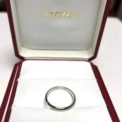 ◇カルティエ Cartier リング pt950 プレーン プラチナ 現状品 