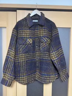 FREAK'S STORE ポリツイード　CPOチェックシャツ　ジャケット　L