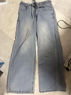 dazy ライトブルー ワイドレッグデニム