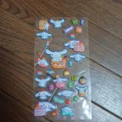 ボンボンドロップ　シナモロール　キャラクター立体シールセット　ドロップ風