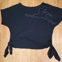 Chacott チャコット　トップス バレエTシャツ　ブラックのサムネイル