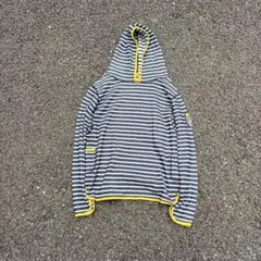 00s archive ボーダー　パーカー　シティボーイ　短丈　ノームコア