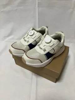 新品未使用　DIAL DRIVE スニーカー キッズIVORY×NAVYのサムネイル