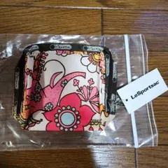 《新品未使用》LeSportsac ポーチ 花柄 マルチカラー