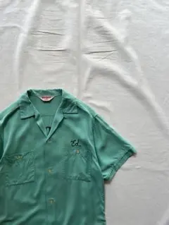 50〜60s 】NAT NAST フェイクレイヤード ボウリングシャツ - メルカリ