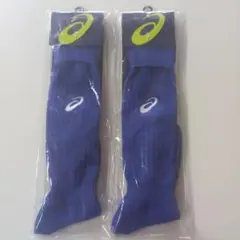 【新品】asics サッカー ストッキング 　23-25cm 2足セットのサムネイル
