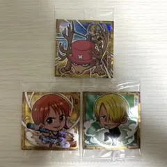 ワンピース　ウエハースシール　ナミ、サンジ、ウソップ&チョッパーのサムネイル