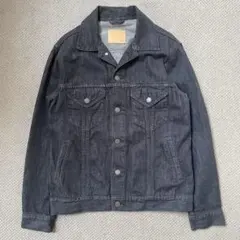 00s オールドユニクロ ブラックデニムジャケット トラッカー 3rd 4th