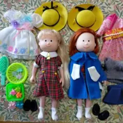 【MADELINE】マドレーヌちゃん　ノナちゃん　ドール２体アウトフィットセット
