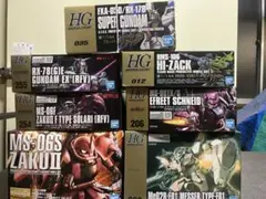 HG ガンプラ 3種セット クシャトリヤ ギャン・クリーガー ザクF2