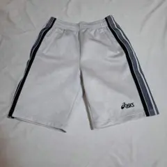ASICS　アシックス　ハーフパンツ　薄グレー M サイズ