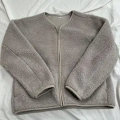 UNIQLO フリース　ボア　ジャケット　アウター　モコモコ