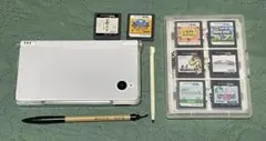 ニンテンドーDSi ホワイト 本体とソフト8本付き
