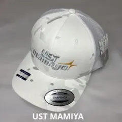 【新品】UST MAMIYA★ハーフメッシュキャップ★ホワイトカモ柄★のサムネイル