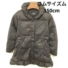 COMME CA ISM コムサイズム　ドット総柄　ナイロンジャケットコート