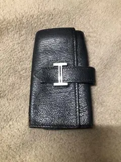 HERMES レザーキーケース ブラック　エルメス べアンのサムネイル