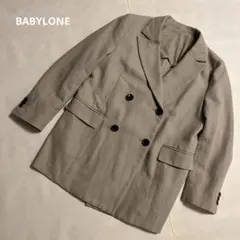 BABYLONE バビロン　コットンリネンジャケット　36 補修有りのサムネイル