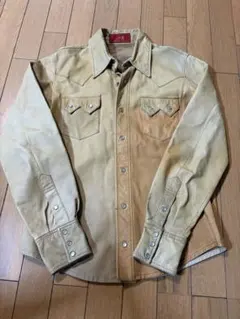 Nasngwamナスングワム フリップジップシープレザージャケット(M) Nasngwamナスングワム フリップジップシープレザージャケット(M