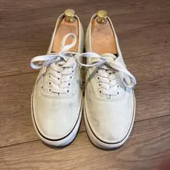 Vans ホワイト　水色 ローカットスニーカー