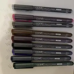 コピック　マルチライナー　9本セット　Copic