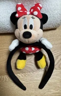 ミニーマウス ぬいぐるみヘアバンド カチューシャのサムネイル