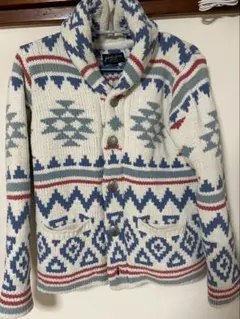 Hula Lani 幾何学模様 カーディガン M