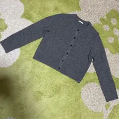 GU グレー カーディガン Lサイズ
