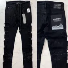 フレアデニム ブラックm