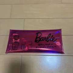 Barbie バービー ペンケース 筆箱 ホログラム ピンク