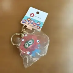 万博 ハンギョドン ミャクミャク 立体マスコット キーホルダー クリア 新品