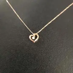 4℃　ヨンドシー　K10ピンクゴールドネックレス