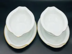 Noritake2セット7050グレービーボートソースポットゴールドライン日本製 Noritake2セット7050グレービーボートソースポットゴールドライン日本