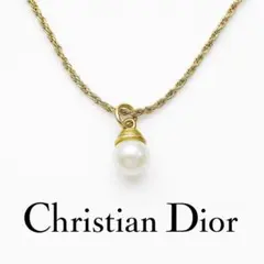 Christian Dior ディオール ヴィンテージ ネックレス ゴールド