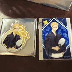 ハイキュー　かげやまトビウオ　つかみ取り　アクキー　クリアカード　月島