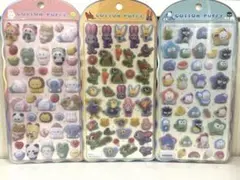 コットンパフィーシール ズートピア はぴだんぶい 動物3点セット【正規品】