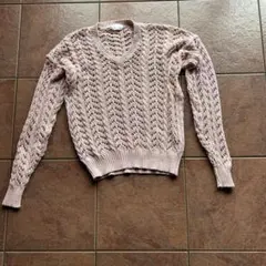 ヴィンテージ）PINK HOUSE ピンク ニット セーター 長袖