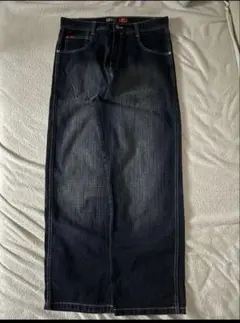 00s SOUTHPOLE 黒 デニムパンツ 赤タブ 極太 sk8 W36 希少 SOUTH POLE 黒 デニム 赤タブ 極太 jnco sk8 archive - メルカリ